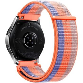 Eternico Airy Universal Quick Release 20 mm Sky Blue with Orange stripe (AET-UN20AY-SkBlO)