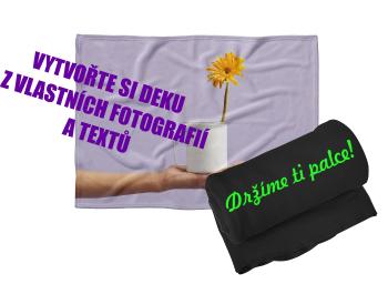 Deka z vlastních fotografií a textů Fleece 140x200cm/360g