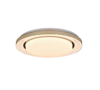 LED stropné osvetlenie Reality Atria čierna R67041032