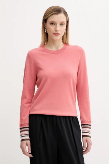 Vlnený sveter PS Paul Smith oranžová farba, ľahké, W2R-577N-T31327