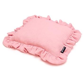 T-tomi Mušelínový vankúšik s volánikom Pink (8595695404605)