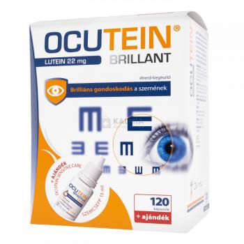 Ocutein Brillant lágyzselatin kapszula 120 db + Ocutein Sensitive Care szemcsepp 15 ml