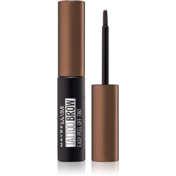 MAYBELLINE NEW YORK Tattoo Brow semi-permanentná gélová farba na obočie odtieň Chocolate Brown 4.6 g