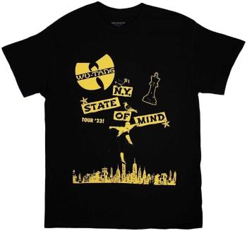 Wu-Tang Clan Tričko Tour '23 NY State Of Mind Unisex Black M