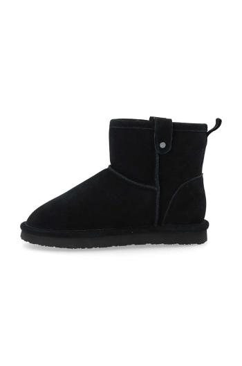 Semišové snehule Bianco BIASNOW čierna farba, 11330011
