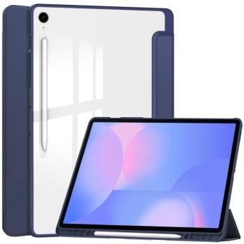 CRYSTAL Zaklápacie puzdro Samsung Galaxy Tab S10 FE+ tmavomodré