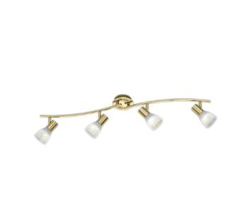 LED bodové osvetlenie Trio Levisto mosadz 871010408