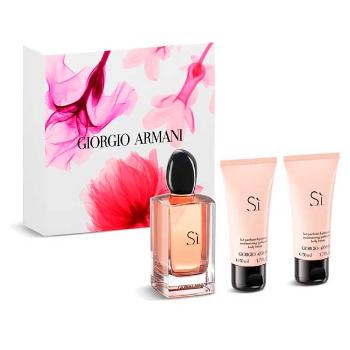 Giorgio Armani Sì – EDP 100 ml + sprchový gél 50 ml + telové mlieko 50 ml