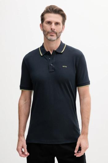 Bavlnené polo tričko BOSS jednofarebné, 50494697