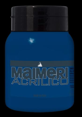 MAIMERI ACRILICO - Akrylové farby 391 - ultramarine light, 0,5 L