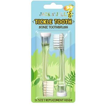 Jack N´Jill náhradná hlavica na sonickú zubnú kefku Tickle Tooth, 2 ks (9312657221082)