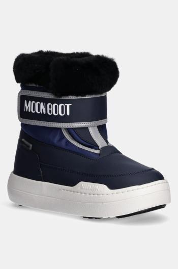 Detské snehule Moon Boot JR PARK STRAP tmavomodrá farba, 80D3440030