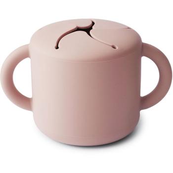 Mushie Baby Snack Cup hrnček na desiatu/olovrant Blush 1 ks