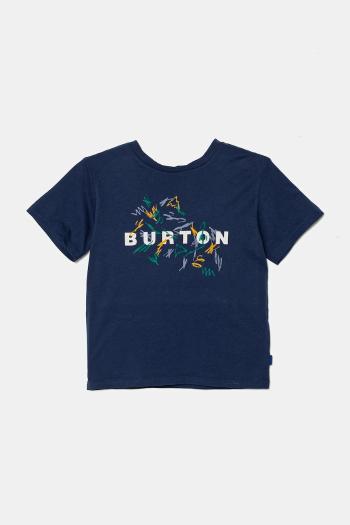 Detské bavlnené tričko Burton SCRIBBLE tmavomodrá farba, s potlačou, 243601