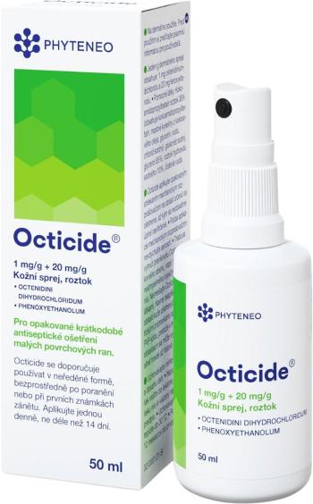 PHYTENEO Octicide 1mg/g + 20mg/g kožný roztokový sprej aer deo (fľ. HDPE) 50 ml