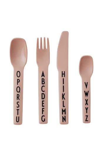 Súprava detského príboru Design Letters Kids cutlery 4-pak