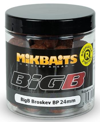 Mikbaits rozpustné boilies bigb broskyňa black pepper 250 ml - 24 mm