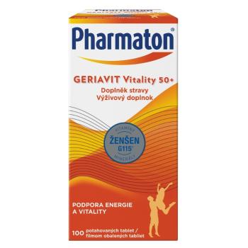 PHARMATON GERIAVIT Vitality 50+ 100 filmom obalených tabliet