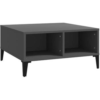 SHUMEE Konferenčný stolík sivý 60 × 60 × 30 cm drevotrieska, 805988