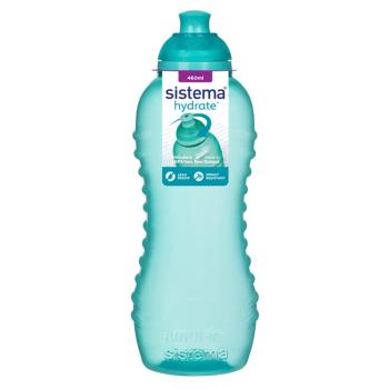 SISTEMA Hydrate Fľaša Squeeze Twist ‘n’ Sip zelená 460 ml