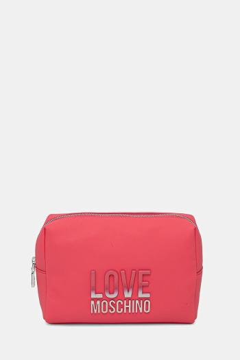 Kozmetická taška Love Moschino ružová farba, JC5314PP0MKD0615