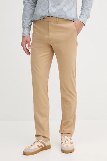 Nohavice Tommy Hilfiger zelená farba, strih chinos, MW0MW39726
