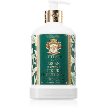 Saponificio Artigianale Fiorentino Vetiver and Argan prírodné tekuté mydlo na ruky 500 ml