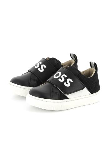 Detské tenisky BOSS čierna farba, J52161