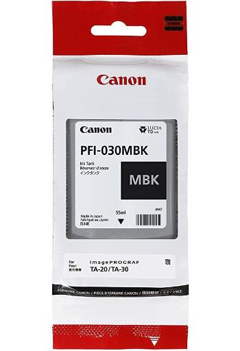 Canon PFI-030MBK 3488C001 matná čierna (matt black) originálna cartridge