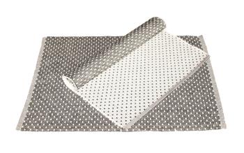 Prestieranie bavlnené Bodky komplet 2 ks, čierna, 33 x 45 cm