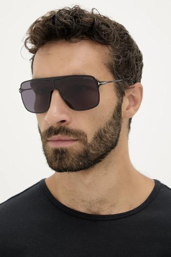 Slnečné okuliare Tom Ford Zappa čierna farba, FT1173_6901A