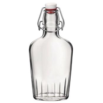 Bormioli Rocco Sklenená fľaša s clip uzáverom Fiaschetta, 250 ml 