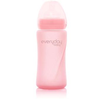 Everyday Baby fľaša sklo 240 ml Rose Pink (7350077262379)