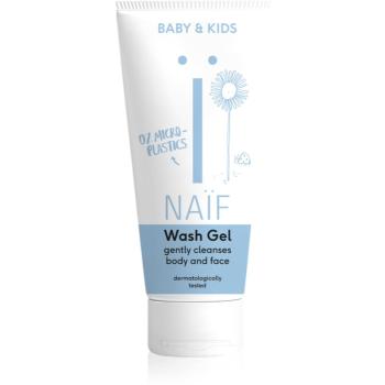 Naif Baby & Kids Wash Gel čistiaci a umývací gél pre deti a bábätká na telo a tvár 100 ml