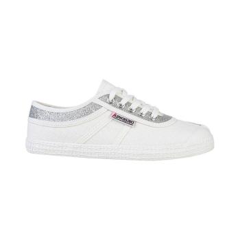 Kawasaki  Glitter Canvas Shoe K194522 8889 Silver  Módne tenisky Biela