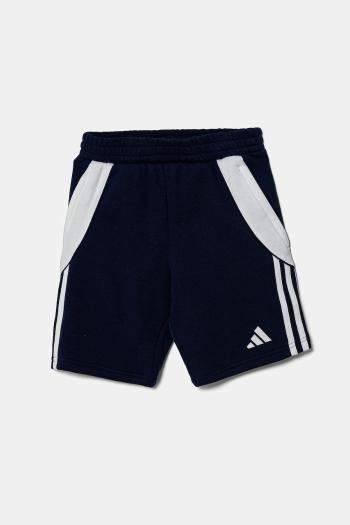 Detské krátke nohavice adidas Performance tmavomodrá farba, vzorované, IS1004