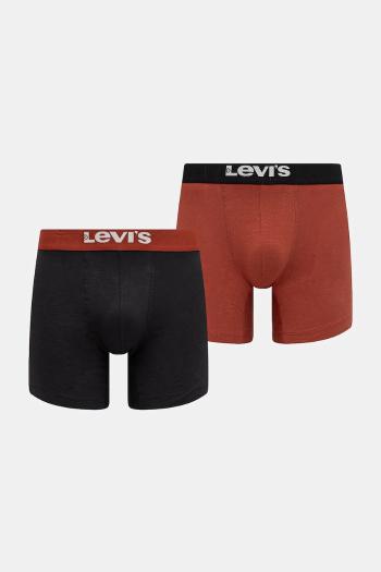 Boxerky Levi's 2-pak oranžová farba, 37149-1090