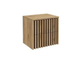 Kúpeľňová skrinka s krycou doskou SAT Delano 60x56x45 cm dub mat DELANO60ZDCDE