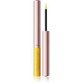 Makeup Revolution Neon Heat tekuté linky na oči odtieň Lemon Yellow 2,4 ml