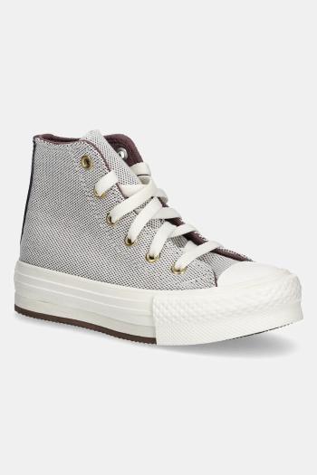 Detské tenisky Converse Chuck Taylor All Star EVA Lift hnedá farba, A12616C
