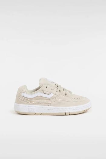 Detské kožené tenisky Vans Speed WS béžová farba, VN000S642N11