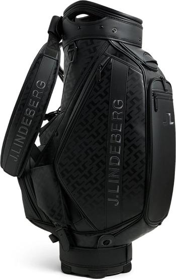 J.Lindeberg Print Geo Jacquard Black Staff Bag