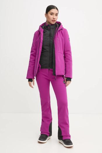 Lyžiarsky set EA7 Emporio Armani Kitzbuhel Softshell fialová farba, TN8HZ.6DTV01