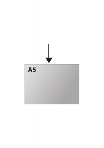 Obal A5 218x160x0,35mm "U" na šírku číry 100ks