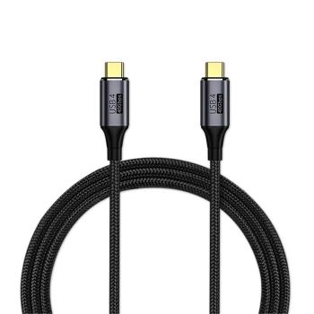 PREMIUMCORD Kábel USB4™ Gen 3x2 40Gbps 8K@60Hz 240W Thunderbolt 3 kábel 0, 3m