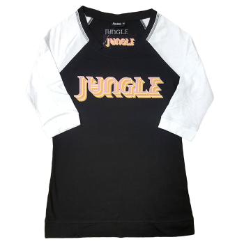 Jungle tričko Colour Logo Čierna/biela 3XL