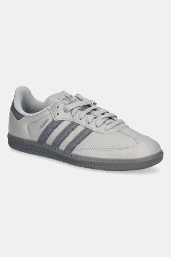 Topánky adidas Originals Samba OG pánske, šedá farba, JI3207