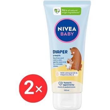 NIVEA Baby Bottom Ointment 2× 100 ml