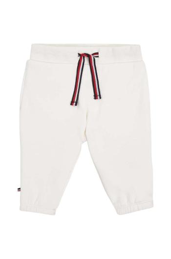 Detská tepláková súprava Tommy Hilfiger biela farba