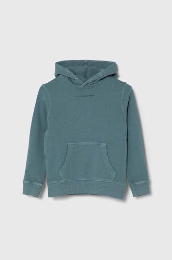 Detská bavlnená mikina Pepe Jeans NEW DAVIDE HOODIE s kapucňou, s potlačou